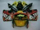 Carenagem CBR 600RR 2005-2006 - Preto Vermelho Amarelo 46