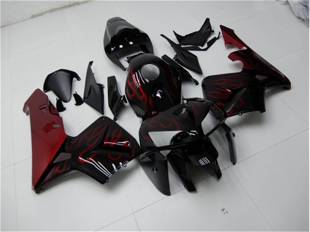 Carenagem CBR 600RR 2005-2006 - Vermelho Chama Preto