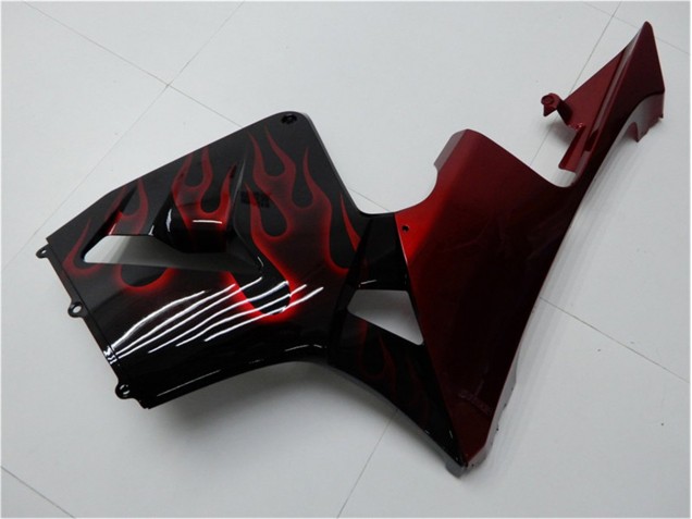 Carenagem CBR 600RR 2005-2006 - Vermelho Chama Preto