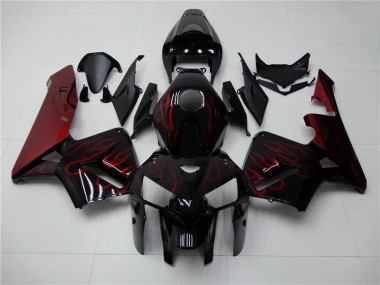 Carenagem CBR 600RR 2005-2006 - Vermelho Chama Preto