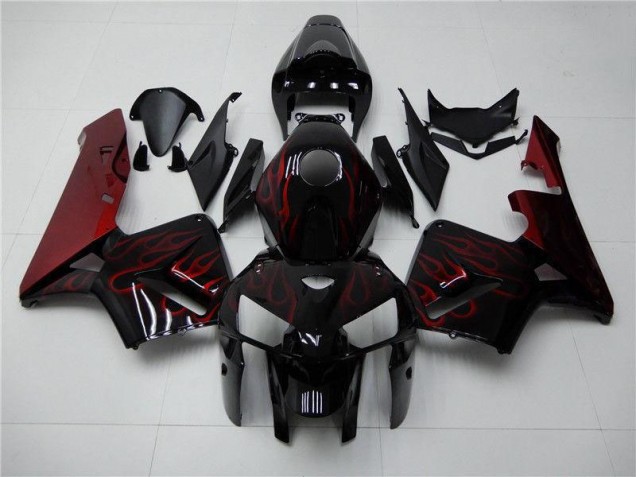 Carenagem CBR 600RR 2005-2006 - Vermelho Chama Preto