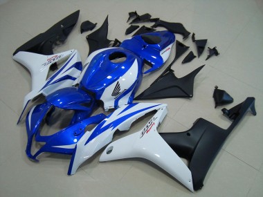 Carenagem CBR 600RR 2007-2008 - Azul Branco Preto Fosco