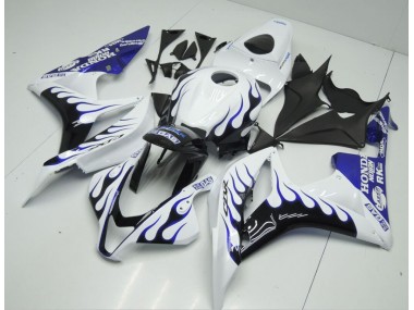 Carenagem CBR 600RR 2007-2008 - Branco Azul Chama