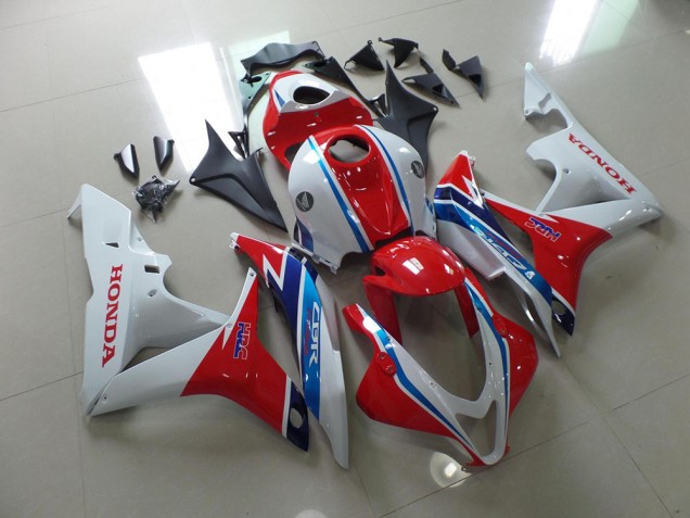 Carenagem CBR 600RR 2007-2008 - Branco Vermelho Azul HRC Carenagem CBR 600RR 2007-2008 - Branco Vermelho Azul HRC