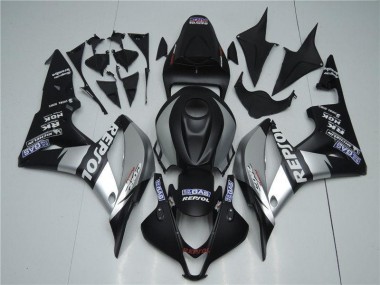 Carenagem CBR 600RR 2007-2008 - Prata Repsol Preto