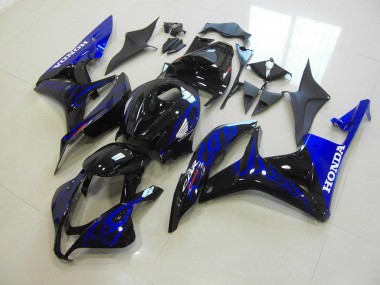 Carenagem CBR 600RR 2007-2008 - Preto Azul Chama