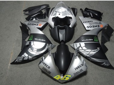 Carenagem CBR 600RR 2007-2008 - Preto Prata Monster IVECO 46