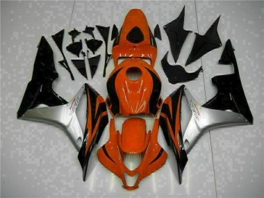 Carenagem CBR 600RR 2007-2008 - Preto Vermelho Prata