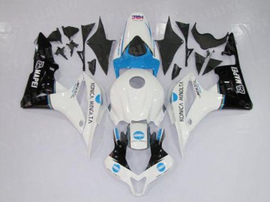 Carenagem CBR 600RR 2009-2012 - Branco Azul Preto