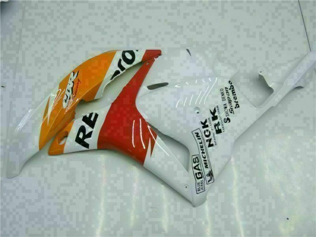 Carenagem CBR 600RR 2009-2012 - Branco Laranja Repsol Carenagem CBR 600RR 2009-2012 - Branco Laranja Repsol