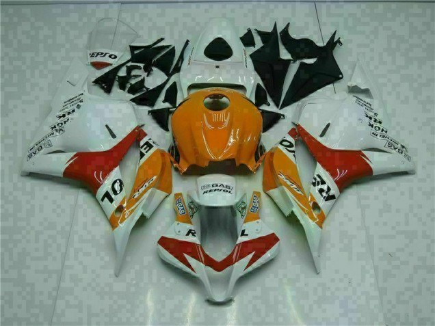 Carenagem CBR 600RR 2009-2012 - Branco Laranja Repsol Carenagem CBR 600RR 2009-2012 - Branco Laranja Repsol