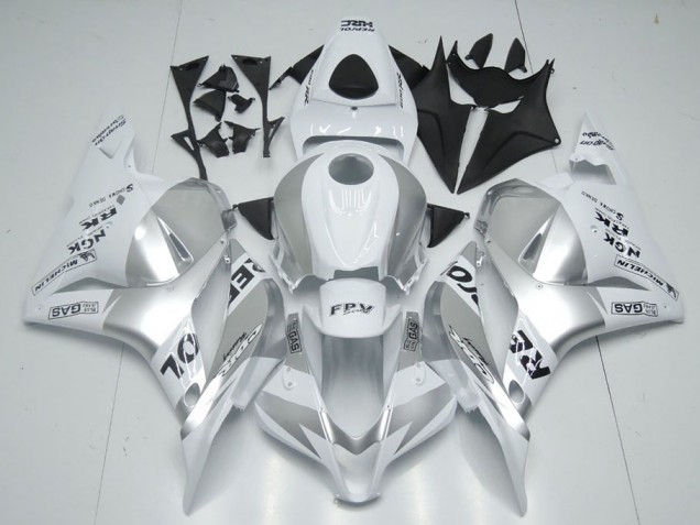 Carenagem CBR 600RR 2009-2012 - Branco Prata Repsol