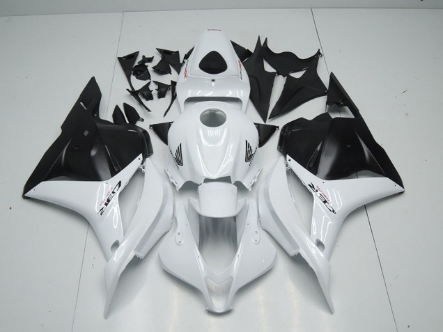 Carenagem CBR 600RR 2009-2012 - Branco Preto Fosco