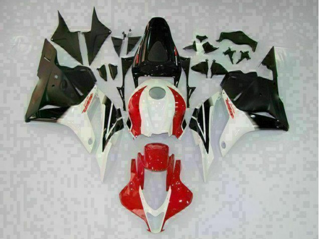 Carenagem CBR 600RR 2009-2012 - Branco Preto Vermelho Carenagem CBR 600RR 2009-2012 - Branco Preto Vermelho