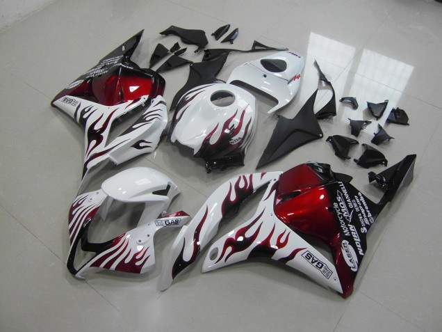 Carenagem CBR 600RR 2009-2012 - Vermelho Preto Chama Carenagem CBR 600RR 2009-2012 - Vermelho Preto Chama