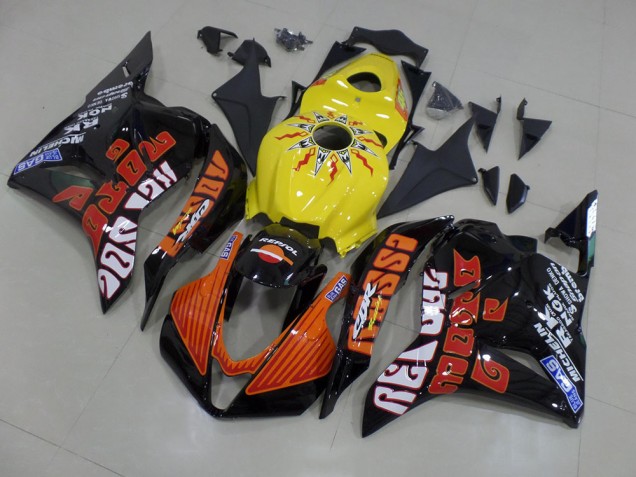 Carenagem CBR 600RR 2013-2021 - Amarelo Rossi Corrida