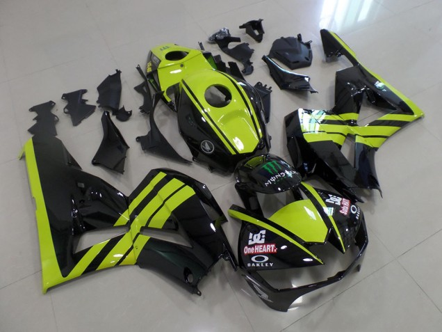 Carenagem CBR 600RR 2013-2021 - Verde Preto Carenagem CBR 600RR 2013-2021 - Verde Preto