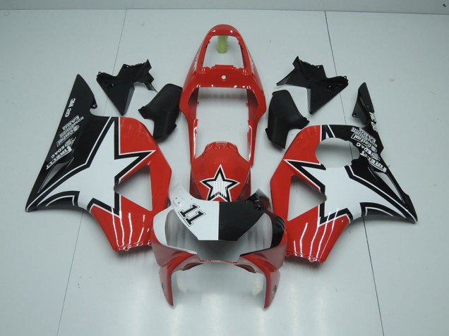 Carenagem CBR 900RR 954 2002-2003 - Preto Vermelho Star Carenagem CBR 900RR 954 2002-2003 - Preto Vermelho Star