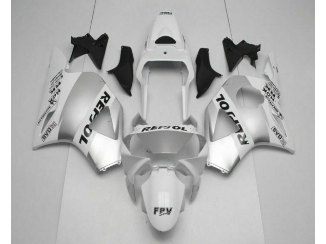 Carenagem CBR 900RR 954RR 2002-2003 - Branco Prata Preto Repsol