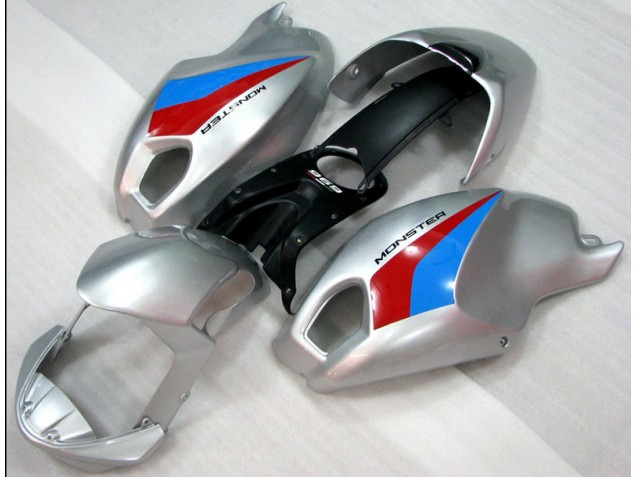 Carenagem Ducati Monster 696 2008-2012 - Prata Monster Carenagem Ducati Monster 696 2008-2012 - Prata Monster