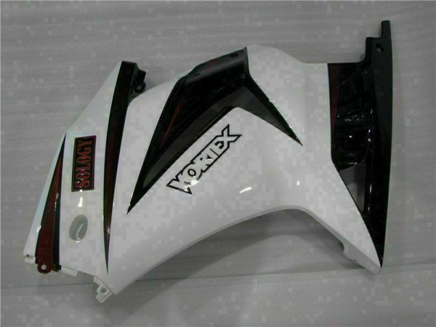 Carenagem EX250 2008-2012 - Branco Preto