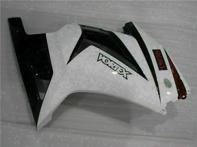 Carenagem EX250 2008-2012 - Branco Preto