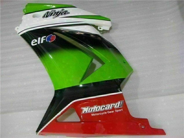 Carenagem EX250 2008-2012 - Branco Verde Preto Ninja Carenagem EX250 2008-2012 - Branco Verde Preto Ninja
