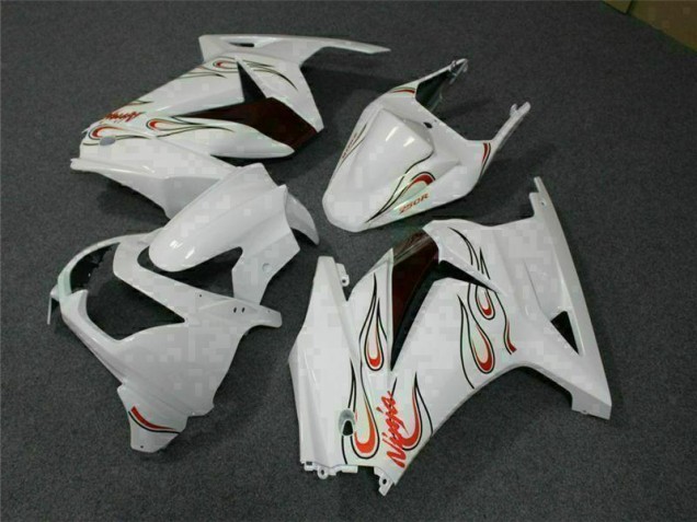 Carenagem EX250 2008-2012 - Branco Vermelho