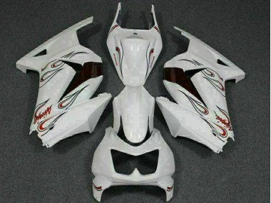 Carenagem EX250 2008-2012 - Branco Vermelho