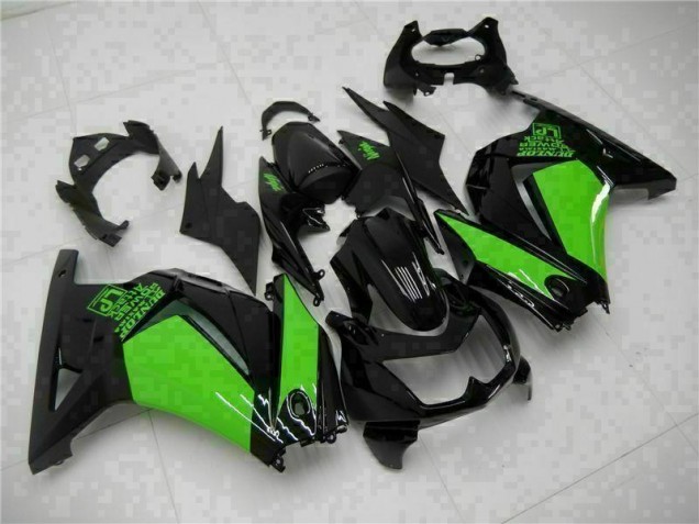 Carenagem EX250 2008-2012 - Preto Verde Ninja Carenagem EX250 2008-2012 - Preto Verde Ninja