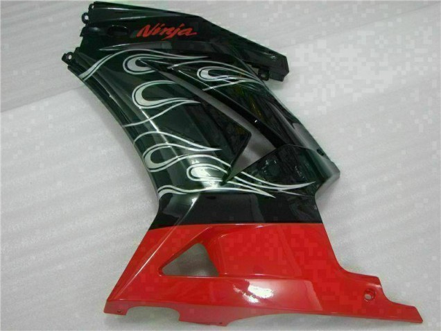 Carenagem EX250 2008-2012 - Preto Vermelho Ninja