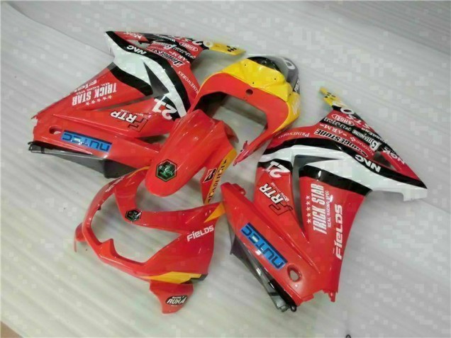 Carenagem EX250 2008-2012 - Vermelho Amarelo