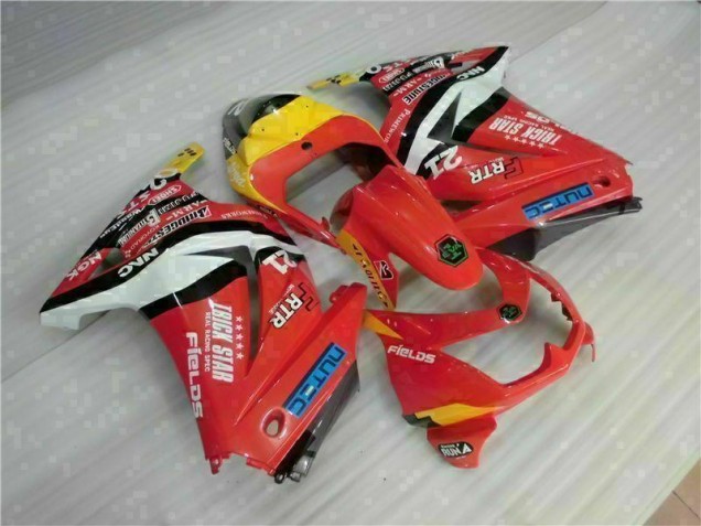 Carenagem EX250 2008-2012 - Vermelho Amarelo