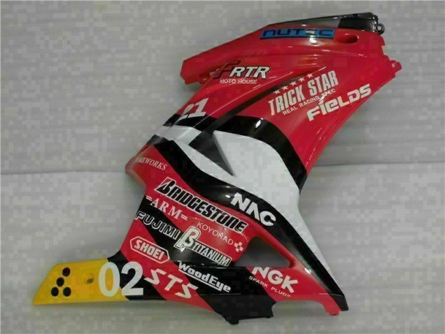 Carenagem EX250 2008-2012 - Vermelho Amarelo