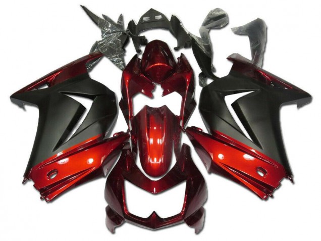 Carenagem EX250 2008-2012 - Vermelho Cinzento Carenagem EX250 2008-2012 - Vermelho Cinzento