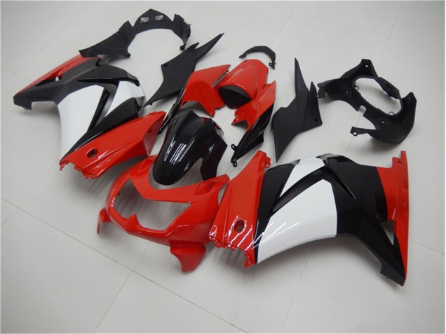 Carenagem EX250 2008-2012 - Vermelho Preto Branco Carenagem EX250 2008-2012 - Vermelho Preto Branco