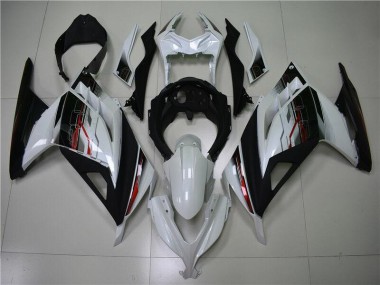 Carenagem EX300 2013-2016 - Branco Preto