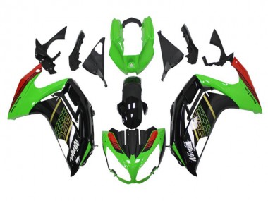 Carenagem EX300 2013-2016 - Verde Preto
