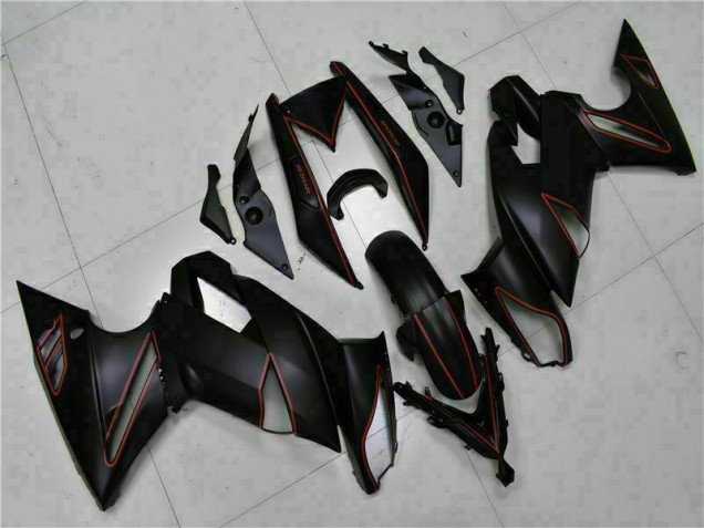 Carenagem EX650 2012-2016 - Preto Vermelho
