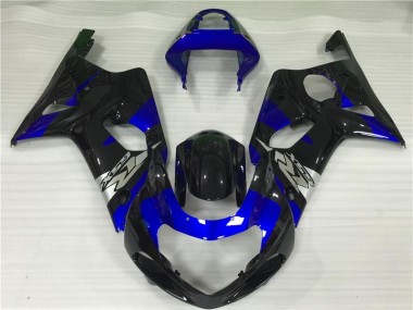 Carenagem GSXR 1000 K1 2000-2002 - Azul Preto