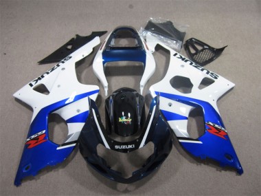 Carenagem GSXR 1000 K1 2000-2002 - Branco Azul