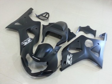 Carenagem GSXR 1000 K1 2000-2002 - Preto Fosco & Prata GSXR