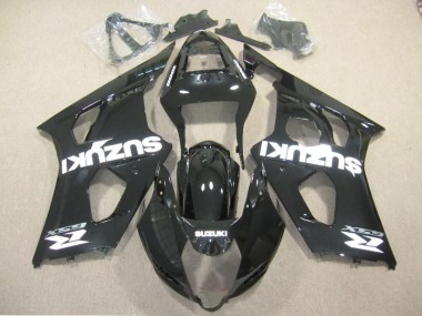Carenagem GSXR 1000 K3 2003-2004 - Preto Branco Decalque