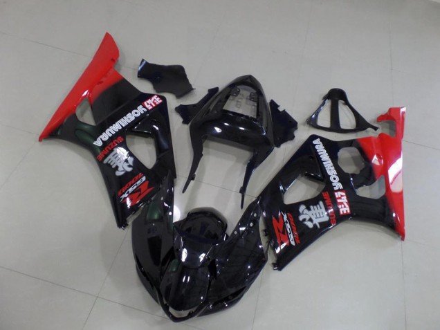 Carenagem GSXR 1000 K3 2003-2004 - Preto & Vermelho Carenagem GSXR 1000 K3 2003-2004 - Preto & Vermelho