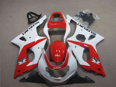 Carenagem GSXR 1000 K3 2003-2004 - Vermelho Branco