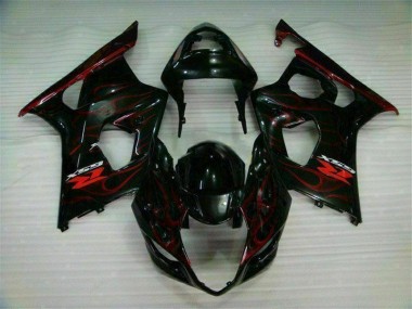 Carenagem GSXR 1000 K3 2003-2004 - Vermelho Chama