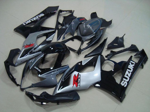 Carenagem GSXR 1000 K5 2005-2006 - Cinzento Preto Prata