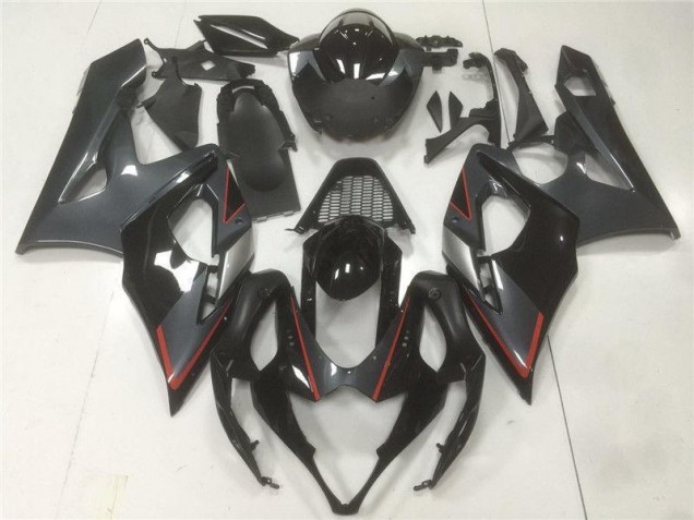 Carenagem GSXR 1000 K5 2005-2006 - Preto Cinzento