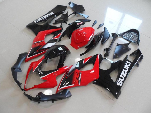 Carenagem GSXR 1000 K5 2005-2006 - Vermelho Preto Estilo OEM Carenagem GSXR 1000 K5 2005-2006 - Vermelho Preto Estilo OEM