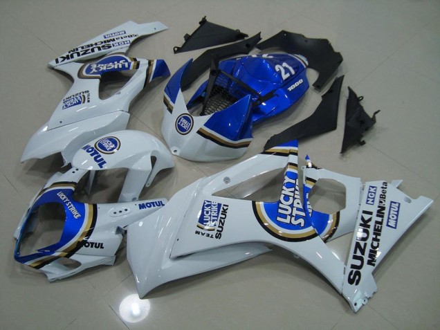 Carenagem GSXR 1000 K7 2007-2008 - Azul Lucky Strike